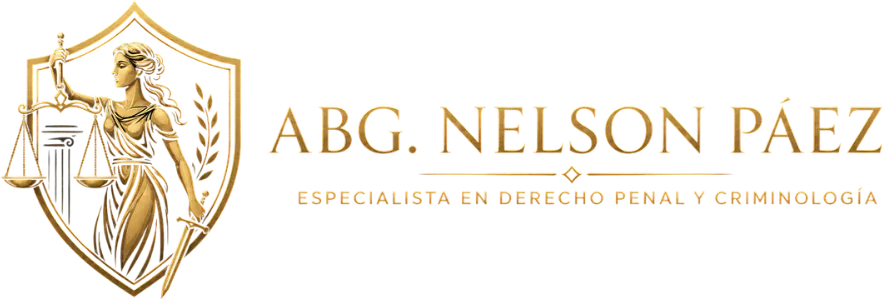 Abg. Nelson Páez, especialista en Derecho Penal y Criminología